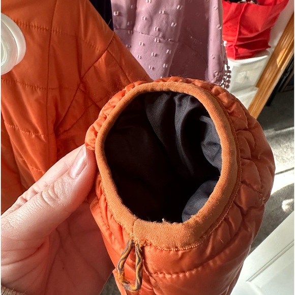 L.L. Bean Quilted Jacket Puffer Orange - Picture 5 of 8